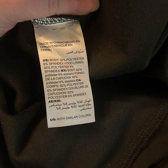 Chicos Zenergy Petite Velour Hooded Tunic - Picture 7 of 7